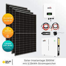 Solar-Inselanlage mit Speicher