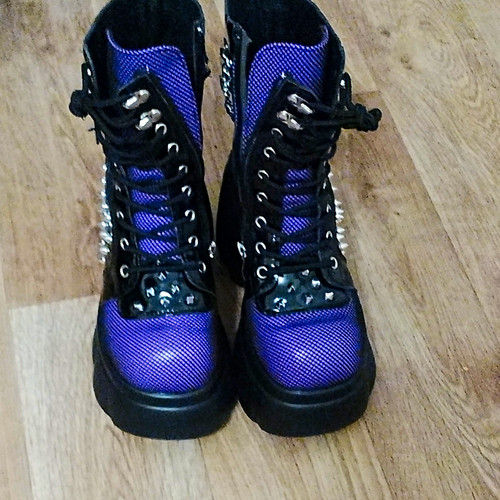 Knöchelstiefel plateau - ,