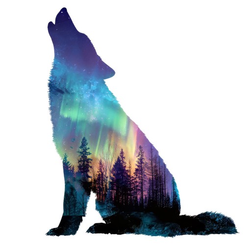 Sticker hund aurora - sticker,