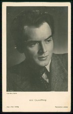 AK - Will Quadflieg Berlin Schauspieler Filmstar Porträt - Foto Binz