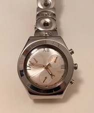 Swatch Irony Midi Chrono-Damen-Chronograph Edelstahl