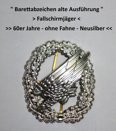 Fallschirmjäger in silber - in,