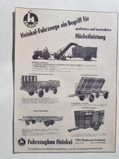 Fahrzeugbau Heinkel Ackerwagen Zweiseitenkipper Pkw Anhänger