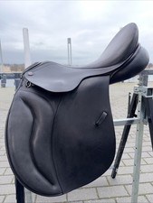 Sattel Rossner Amerika Leder Schwarz Pony