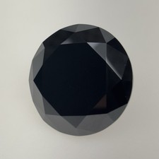 Loser 175.25 Ct Moissanit Schwarz - Edelstein für Sammler - Mineralien