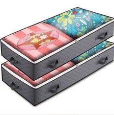 2er Pack Unterbettkommode Grau