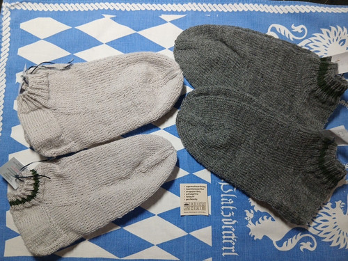 Handgestrickte kurze socken - kurze,