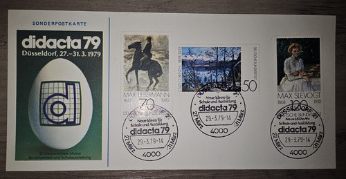 Bund sonderpostkarte didacta - bund,, "didacta