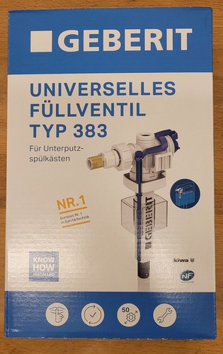 Geberit füllventil typ 383 - geberit,