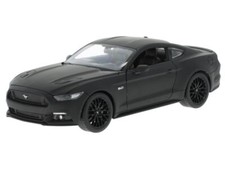 FORD Mustang GT - 2015 - black dull - WELLY 1:24