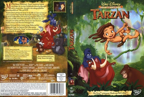 Tarzan dvd walt disney - tarzan,