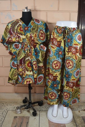 Multi rund blumen kaftan - multi,