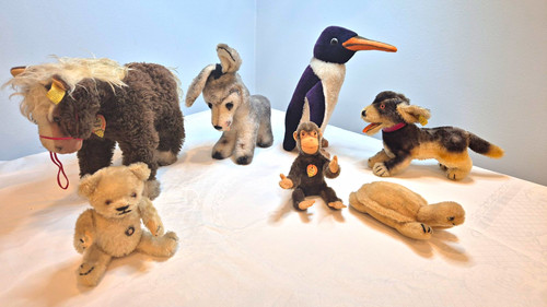 Steiff stofftier set - stofftier,