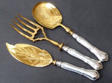 WILKENS 3 Vorleger, Silber 800