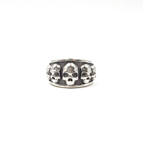 925 silber totenkopf - silber, ring