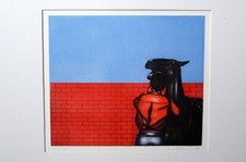 Dieter Asmus, Pferd mit Jockey, Radierung, 1969, signiert, datiert, nummeriert