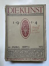 Zeitschrifte, Jugendstil, Architektur, Die Kunst Monatshefte Bruckmann Mai 1914