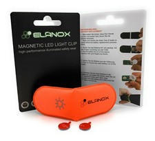 elanox LED Clip Licht für Kleidung Schultasche Kinderwagen Hundehalsband