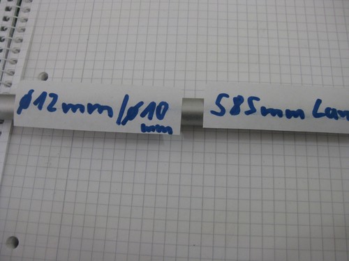 Alu rundrohr außen 12mm - ,