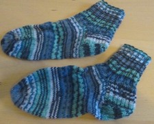 Handgestrickte Kindersocke nur 1 mal getragen Größe 32/33