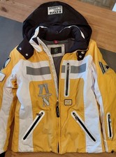 Bogner Skijacke Kinder Junge gelb weiß schwarz Größe L 128 - 134