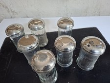 7 STÜCK Vintage großer Glas