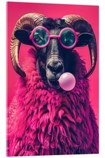 Acrylglasbild Pink Pop Art