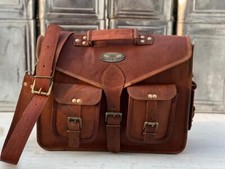 18 Zoll Leder Messenger Herren