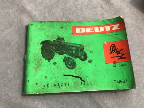 Deutz schlepper d40 - deutz,