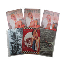 Blechschilder Konvolut Pin Up Girl 6 Stück 30 x 20 cm Werkstatt Man Cave Deko