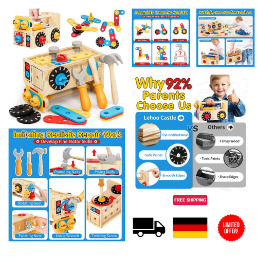 Werkzeugkoffer für kinder 3 - werkzeugkoffer, 2-3
