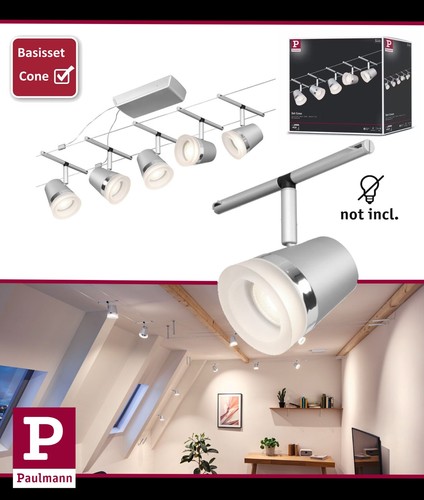 Paulmann seilsystem cone chrom - paulmann,