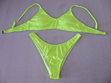 Sehr schöner neongelb gerippter BIKINI, Gr. XL, NEU