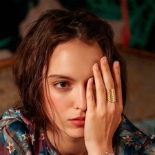 Wikinger Blume des Lebens Ring