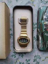 FOSSIL 2002 Uhr unbenutzt Vintage Trödel Artikel Batterie undicht