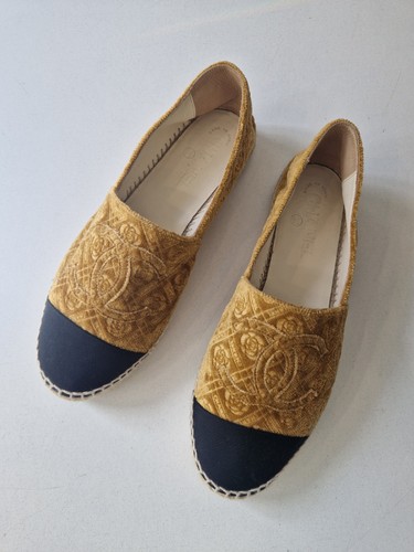 Chanel espadrilles aus samt - espadrilles,