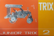 Junior Trix 2 Metallbaukasten 58 5002 00 mit Bauanleitung VINTAGE OVP