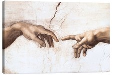 Leinwandbild Die Erschaffung