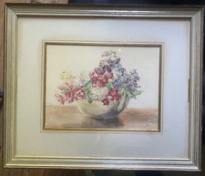 ::AQUARELL BLUMEN IN VASE