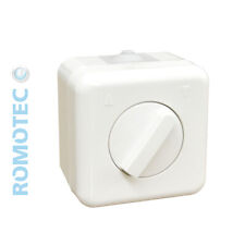 NEU! Design Markisenschalter Knebelschalter Aufputz Markise Rolllade Rohrmotor 