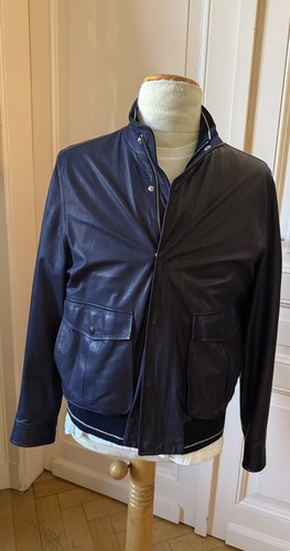 Ermenegildo zegna lederblouson - zegna,