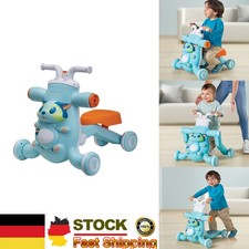 Lauflernhilfe Babywalker 3in1 Lauflernwagen Gehfrei Baby Kinder Blau Xmas Spiel