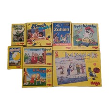 8x HABA Kinder Spiele Sammlung Konvolut Brettspiele Gesellschaftsspiele