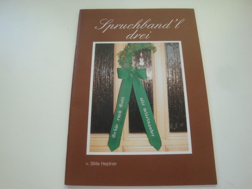 Handarbeitsheft spruchband - handarbeitsheft, spruchband`l