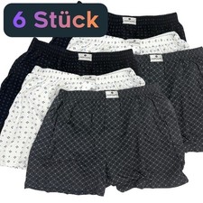 6er Pack Herren Boxershorts MADE in ITALY 100% Baumwolle Unterhose Größe:L