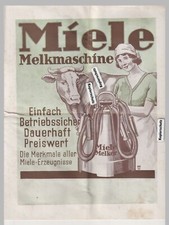 MIELE Melkmaschine Werbeheft  Landwirtschaft Kühe , melken  ... ,