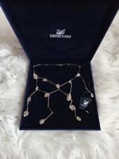 Swarovski Collier Kette mit Kristallen und Collier Box