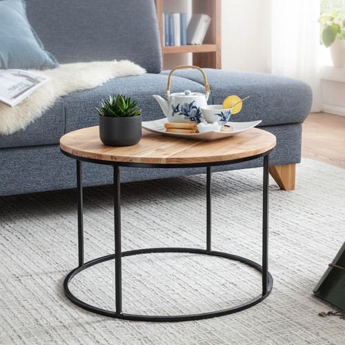 Finebuy couchtisch akazie - couchtisch,
