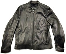 Belstaff V-Racer Gangster Schwarz Master-Elite-Luxus-Leder-Jacke Gr.54 XXL