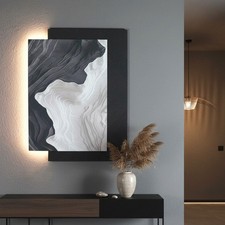 LED Wandbild mit indirekter